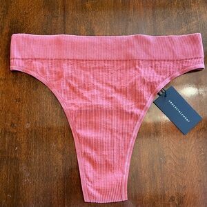 Understatement Ribbed Seamless High Cut String Panty